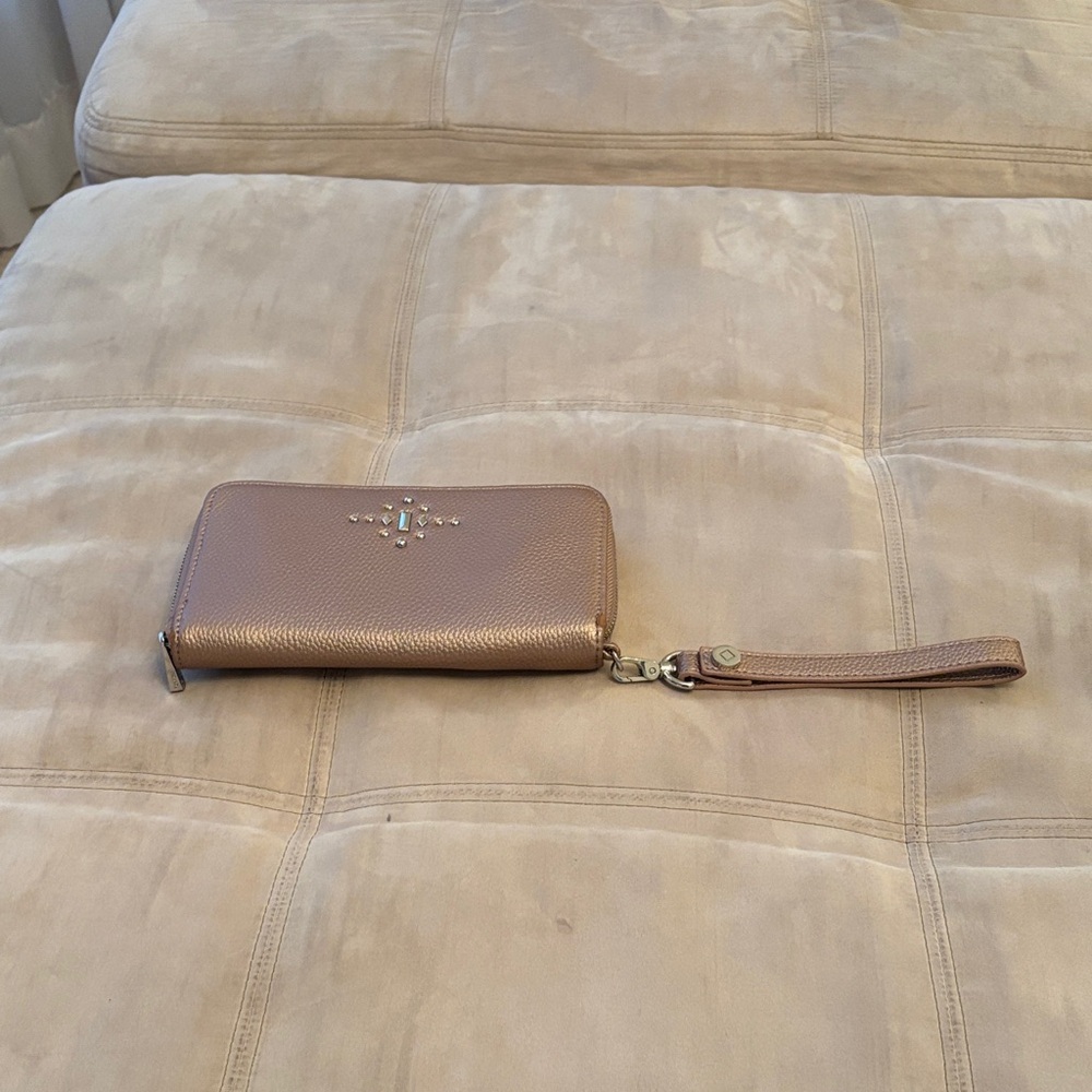 Jewell Brown Wristlet Wallet
